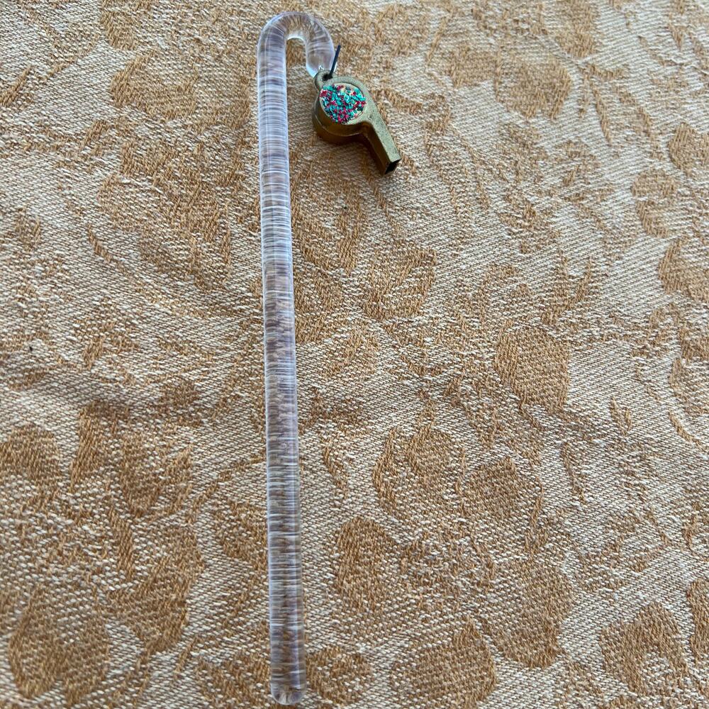 Wet Your Wistle Vtg Swizzle Stick with Whistle